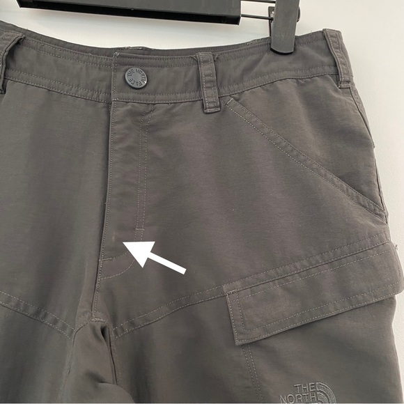 The North Face Paramount Peak Grey Convertible Pant Size 8 - Picture 12 of 14